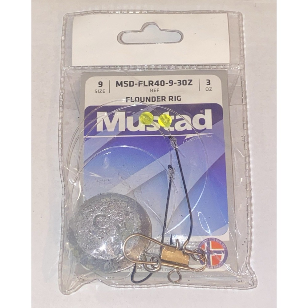 Mustad Flounder Rig Size 9 / 3 Ounces